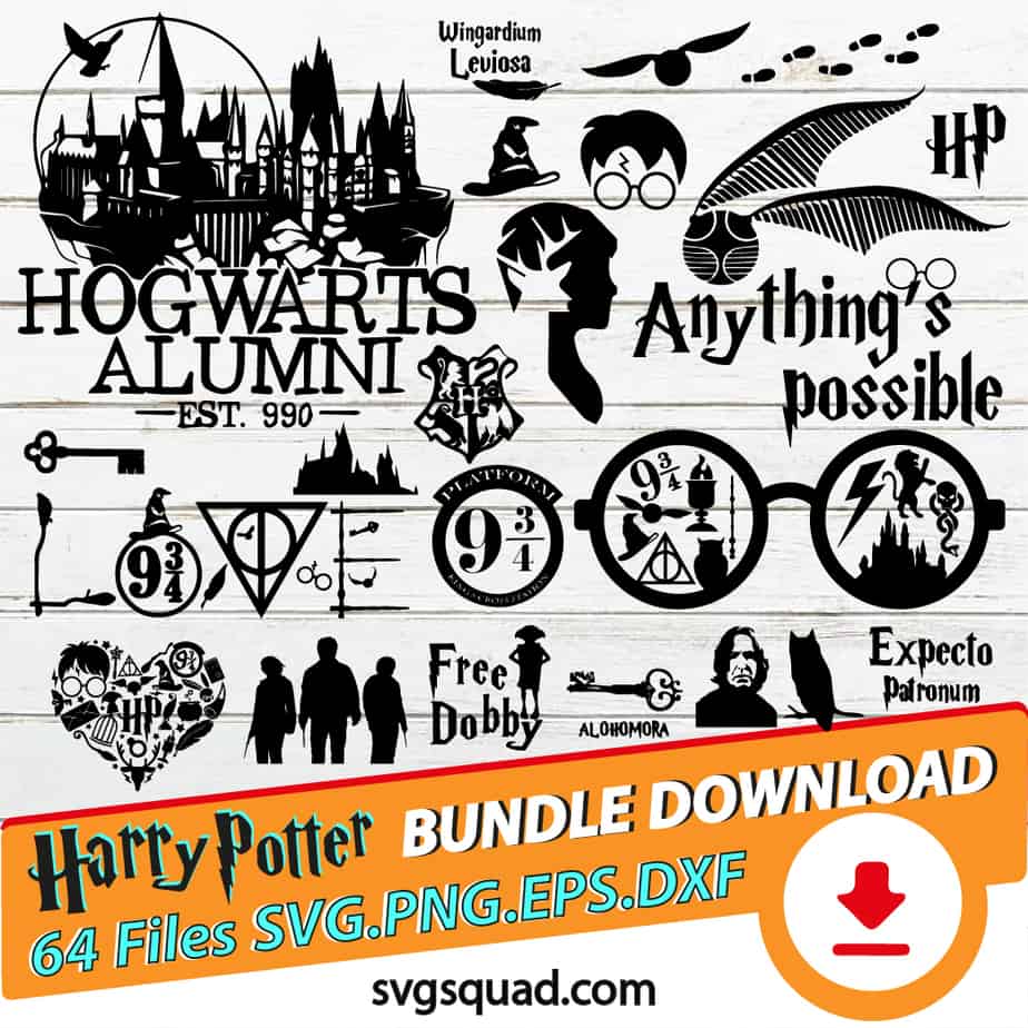 HARRY POTTER SVG Bundle