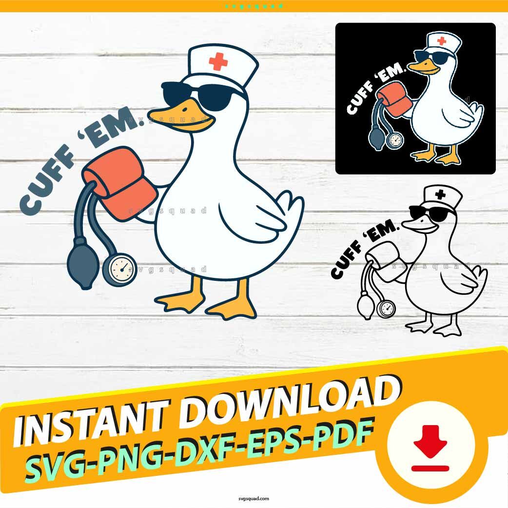 goose nurse svg png